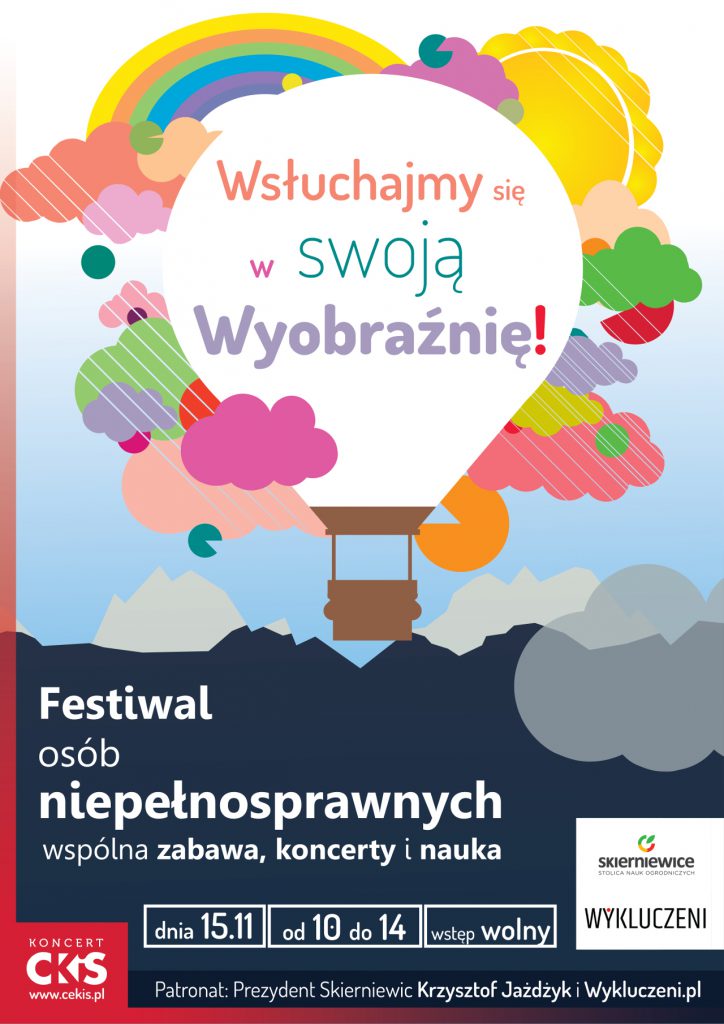 Festiwal osób niepełnosprawnych „Wsłuchajmy się w swoją wyobraźnię”