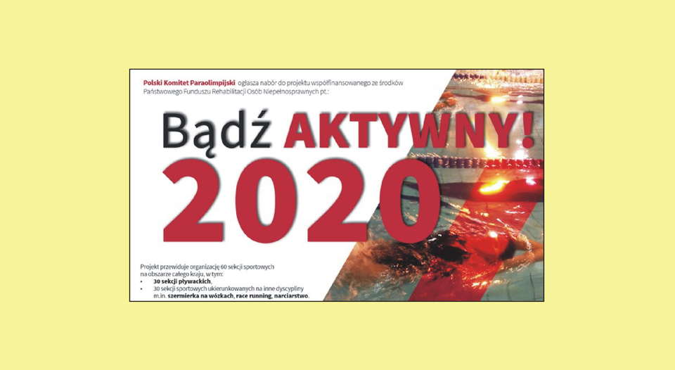 Bądź AKTYWNY 2020 – ruszyły zajęcia w sekcjach sportowych