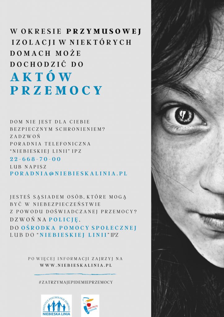 „Niebieska Linia” zachęca do udziału w akcji #ZatrzymajEpidemiePrzemocy
