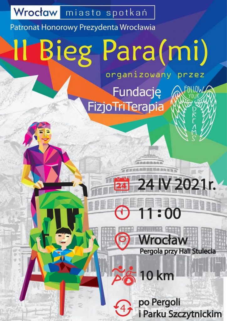 Wrocław. II Bieg Para(mi) dla niepełnosprawnych