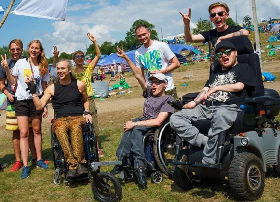 Niepełnosprawni na Pol’and’Rock Festivalu