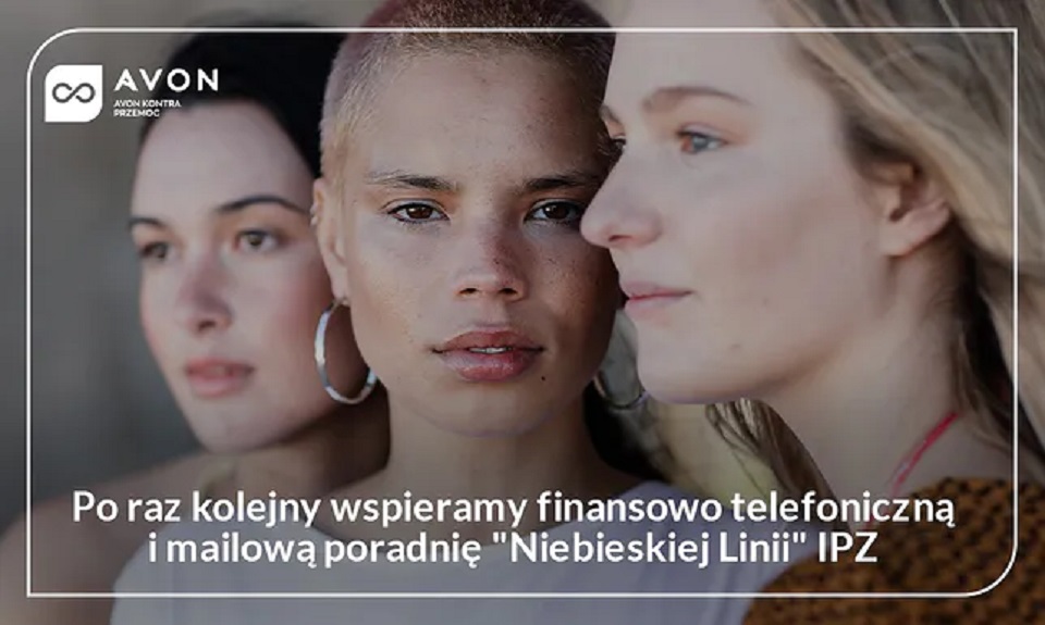 Avon ponownie wspiera „Niebieską Linię”