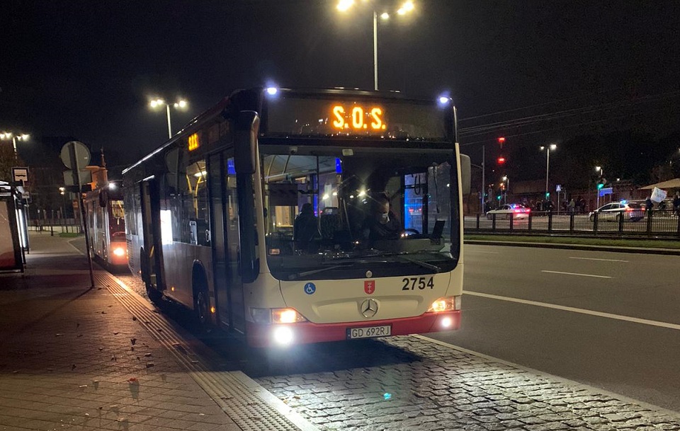 Gdańsk. Autobus pomocowy ponownie na ulicach