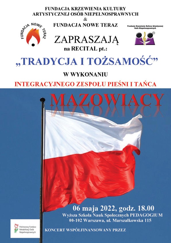 Otwarty recital Zespołu”Mazowiacy” pt. „Tradycja i tożsamość”