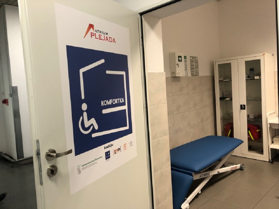 Bytom. Atrium Plejada udostępnia komfortkę