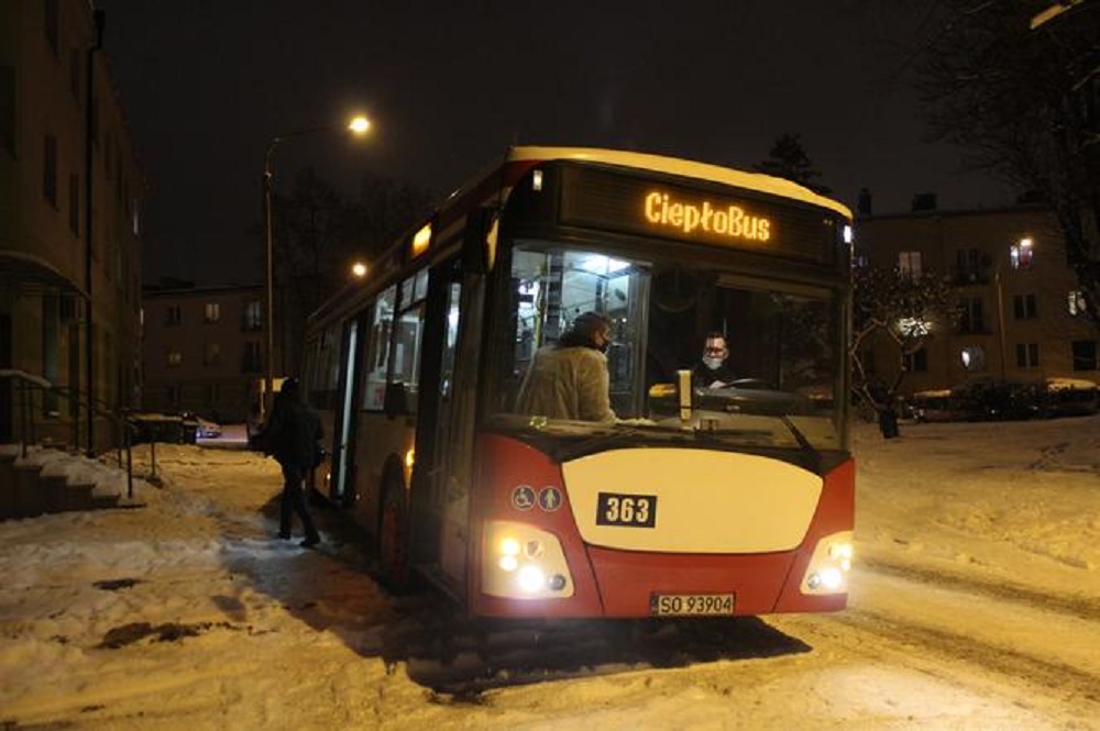 Sosnowiec. Na ulice wyjechał CiepłoBus