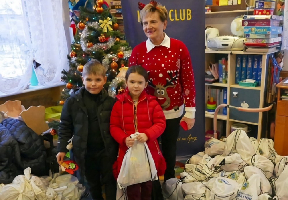 Wejherowo. Paczki świąteczne dla dzieci z Ukrainy