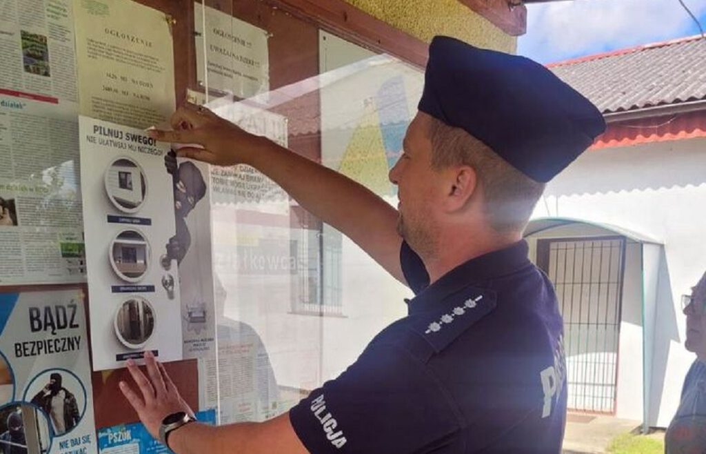 Koszalin. Policja na działkach