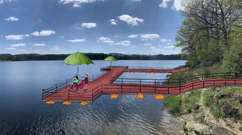 Trzebnica. Pomost dla niepełnosprawnych