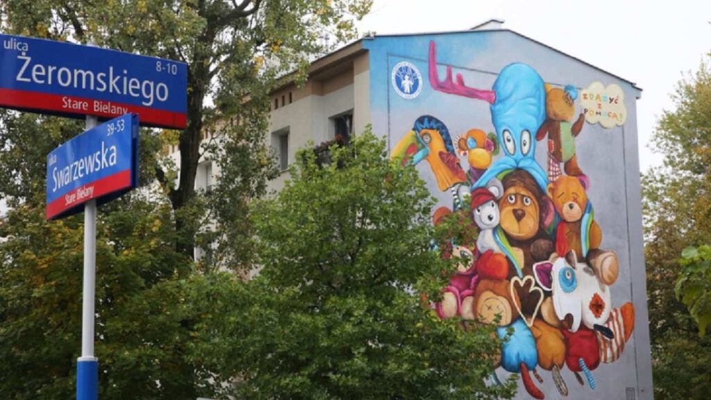 Warszawa. Odsłonięcie muralu Fundacji Dzieciom „Zdążyć z Pomocą”