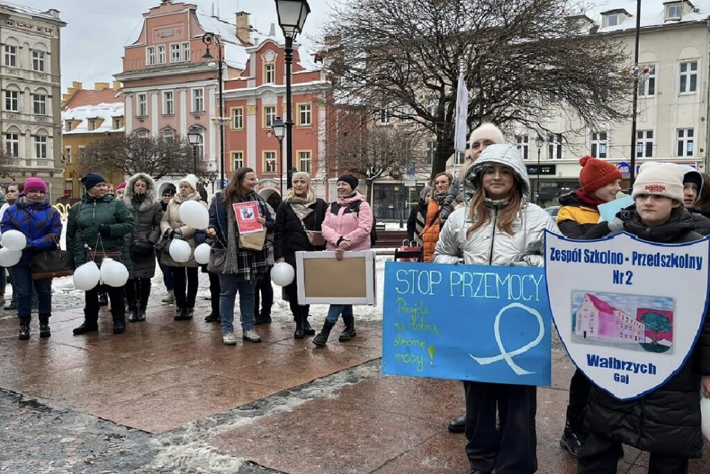 Wałbrzych. Manifestowali przeciwko przemocy