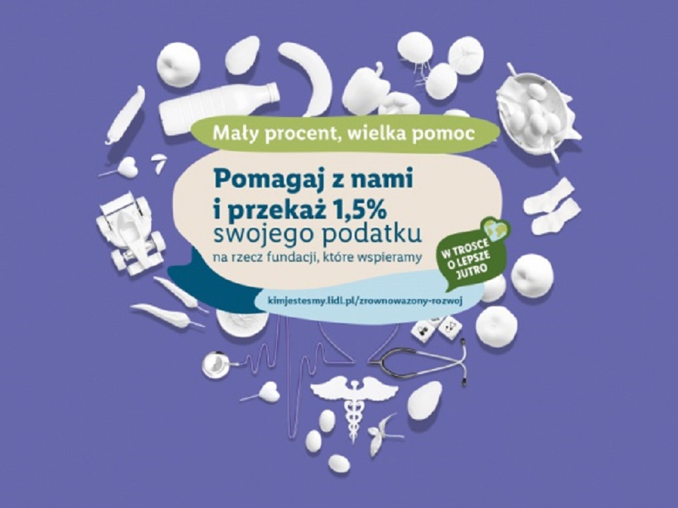 Lidl Polska rusza z 12. edycją kampanii społecznej „Mały procent, wielka pomoc”