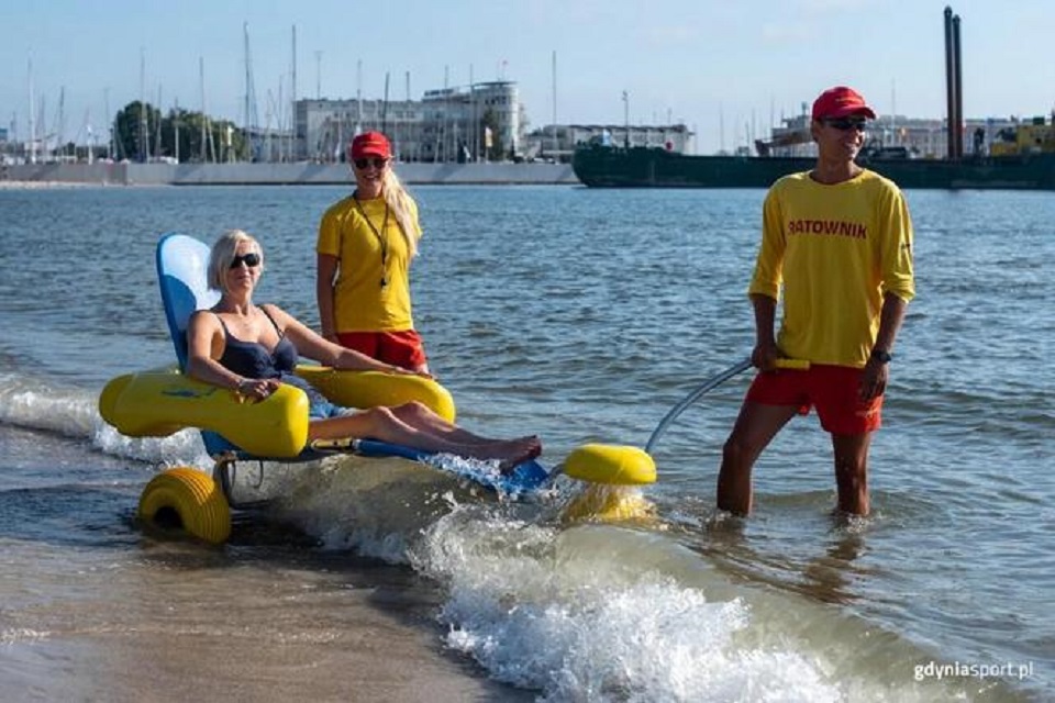 Gdynia. Plaże bez barier