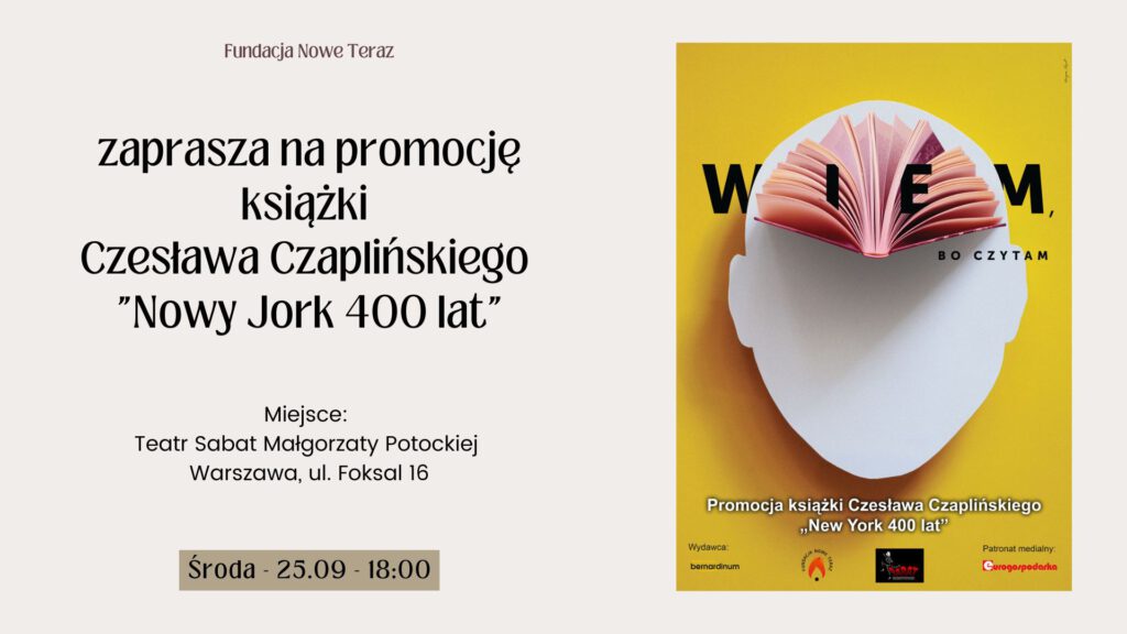 Czesław Czapliński „Nowy Jork 400 lat”