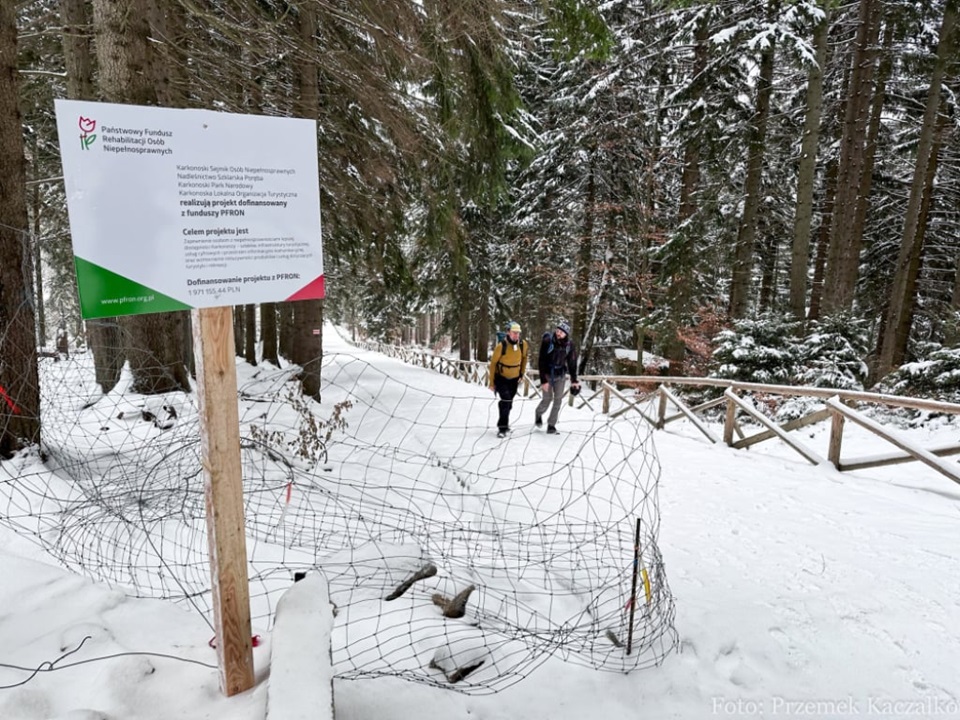 Karkonosze bez barier. Wyremontowano szlak do Wodospadu Kamieńczyka