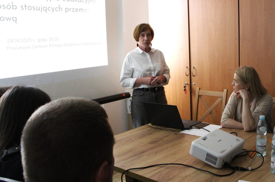 Sochaczew. Specjalny program dla osób stosujących przemoc domową 